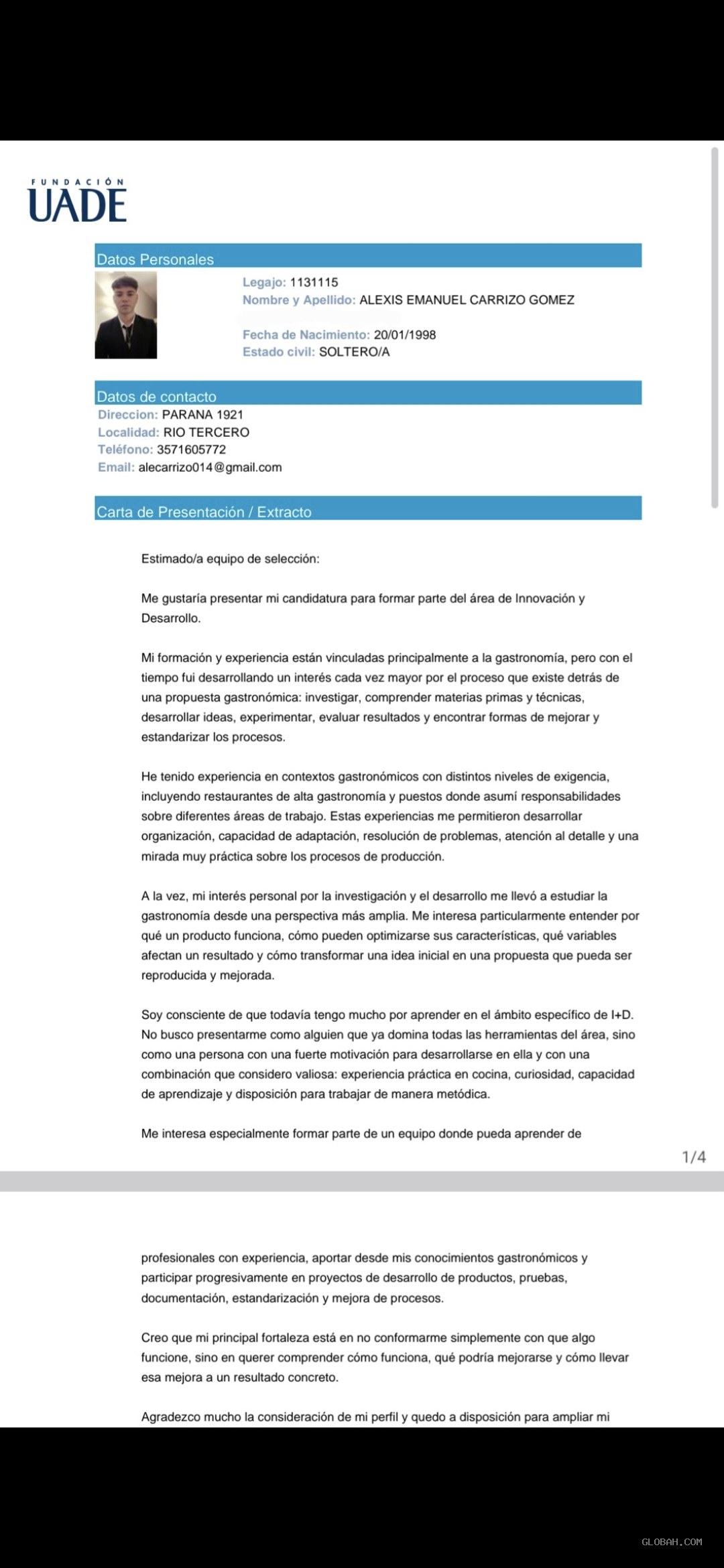 Empleo gastronomico